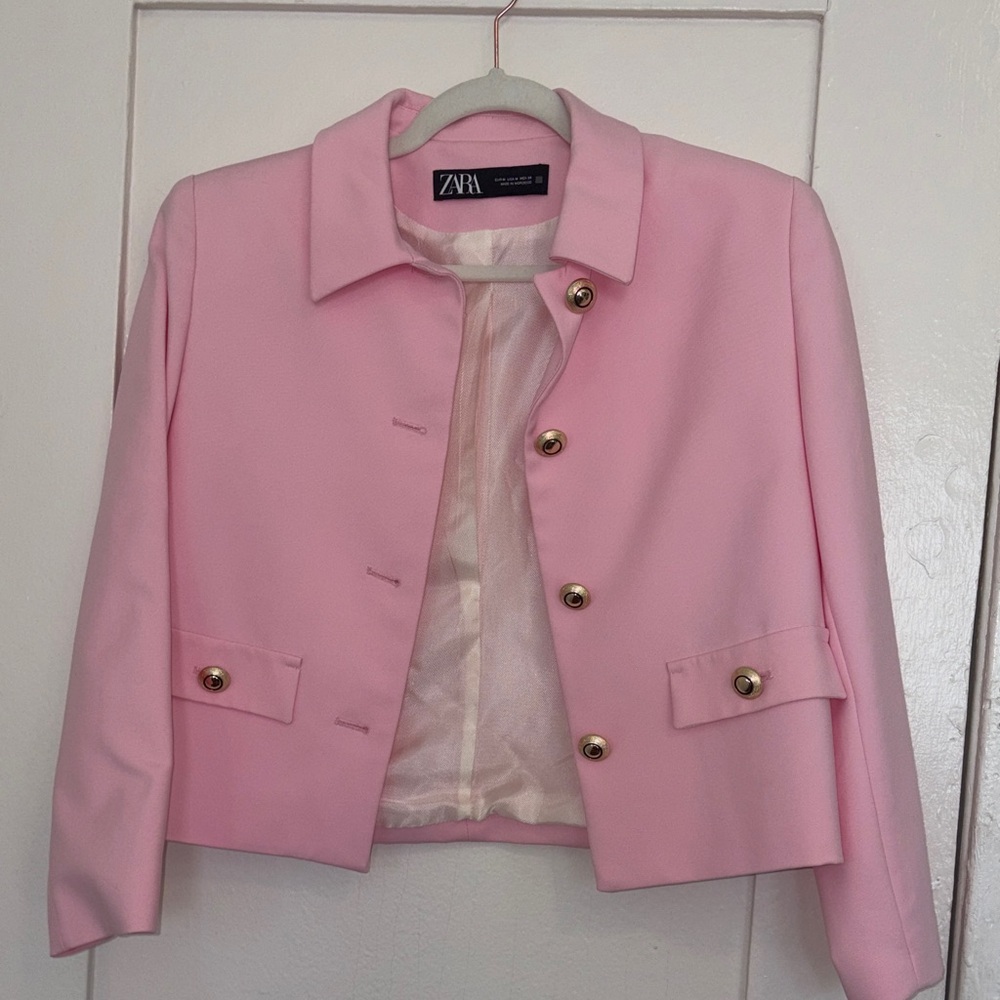 Zara Light Pink Women's Blazer